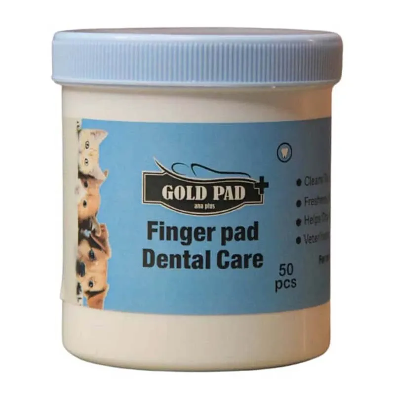 پد انگشتی تمیز کننده دندان سگ و گربه گلد پد