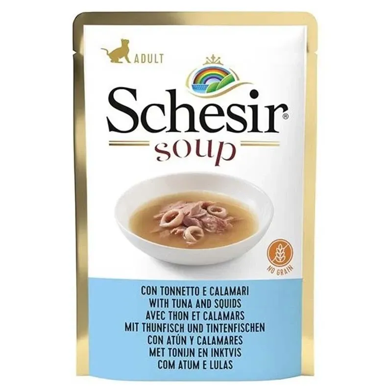 پوچ گربه شسیر با طعم ماهی تن و ماهی مرکب در سس پوچ گربه شسیر با طعم ماهی تن و ماهی مرکب در سس