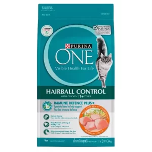 غذای خشک گربه پورینا وان با طعم مرغ Hairball Control