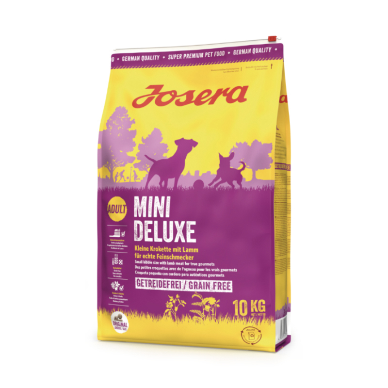 غذای خشک سگ نژاد کوچک بالغ جوسرا مینی دلوکس با طعم گوشت بره 1 کیلوگرم Josera Mini Deluxe