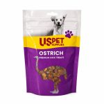 تشویقی سگ با طعم گوشت شترمرغ یو اس پت 150 گرم U.S. Pet Supplies Ostrich Premium Dog Treats