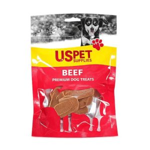 تشویقی سگ سوشی با طعم گوشت گاو یو اس پت 100 گرم USPet Premium Dog Treat Beef Sushi
