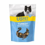 تشویقی سگ با طعم بوقلمون یو اس پت 150 گرم U.S. Pet Supplies Turkey Premium Dog Treats