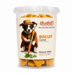 بیسکویت تشویقی سگ دودوتی با طعم هویج 150 گرم Dudoti Carrot Dog Biscuit