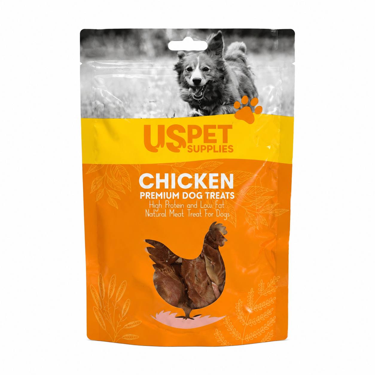 IMG_20260707_235854_987 تشویقی سگ ران مرغ یو اس پت 150 گرم U.S. Pet Supplies Chicken Drumstick Dog Treat - Image 1