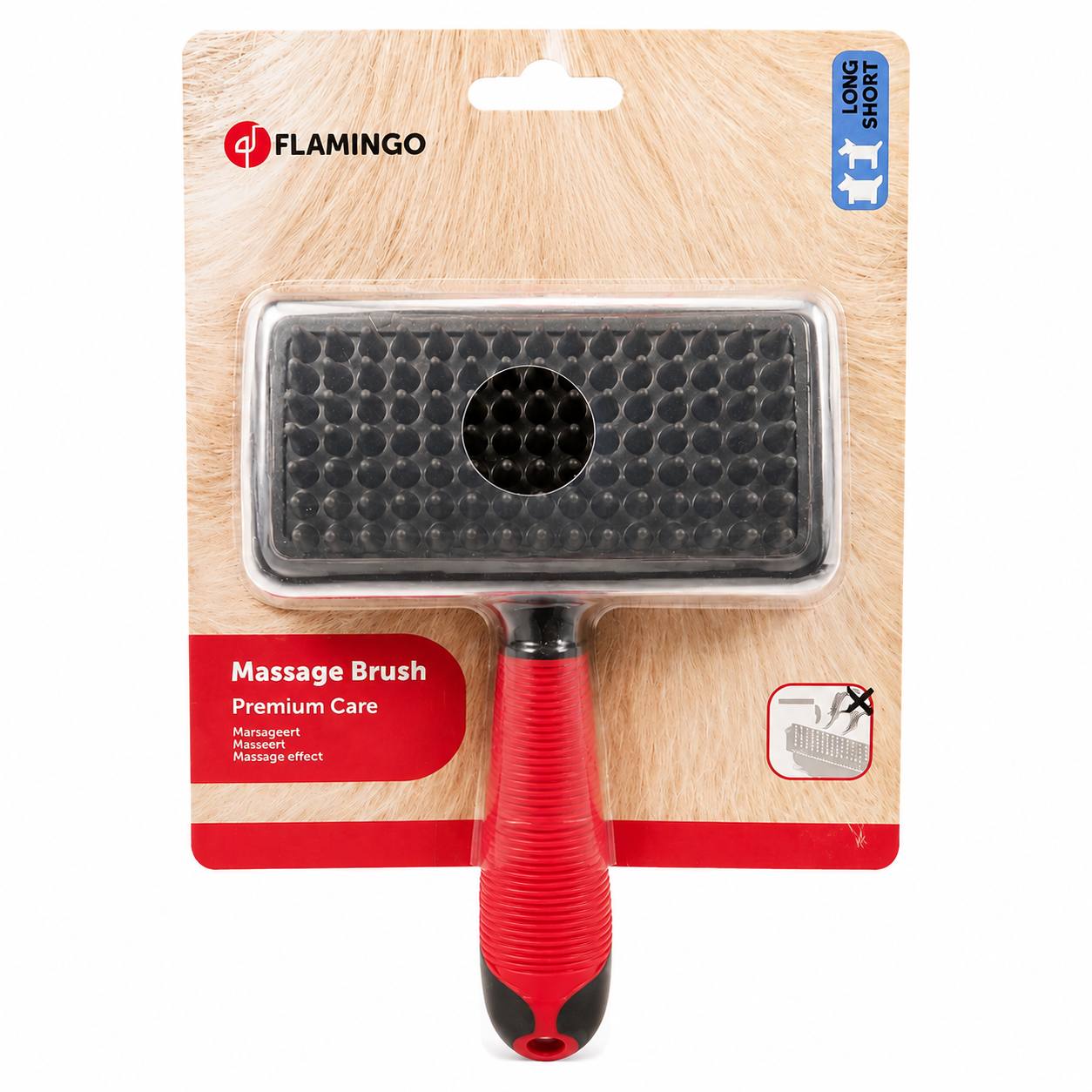 برس مخصوص سگ و گربه ماساژور و مراقبتی فلامینگو برس مخصوص سگ و گربه ماساژور و مراقبتی فلامینگو