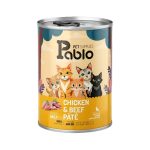 کنسرو پابلو ۴۰۰ گرمی پرمیوم گربه با طعم مرغ و گوشت گاو Pablo Premium Cat Wet Food with Chicken & Beef Flavor