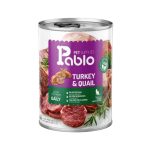 کنسرو پابلو ۴۰۰ گرمی نچرال اولترا پرمیوم گربه بالغ با طعم بلدرچین و بوقلمون Pablo Natural Ultra Premium Adult Cat Wet Food with Quail & Turkey