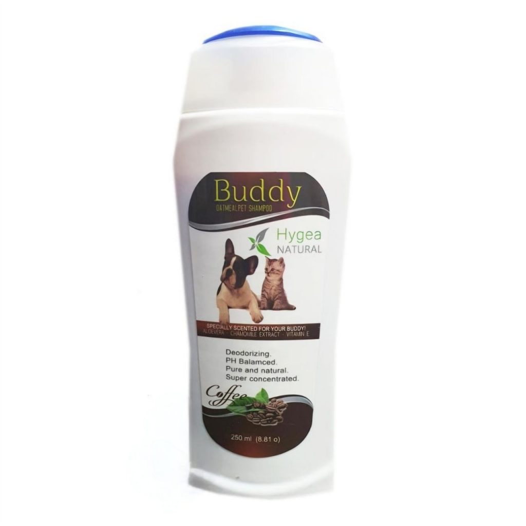 شامپو سگ و گربه Buddy با رایحه قهوه ۲۵۰ میلی‌لیتر Buddy Coffee Scent Shampoo for Dogs & Cats