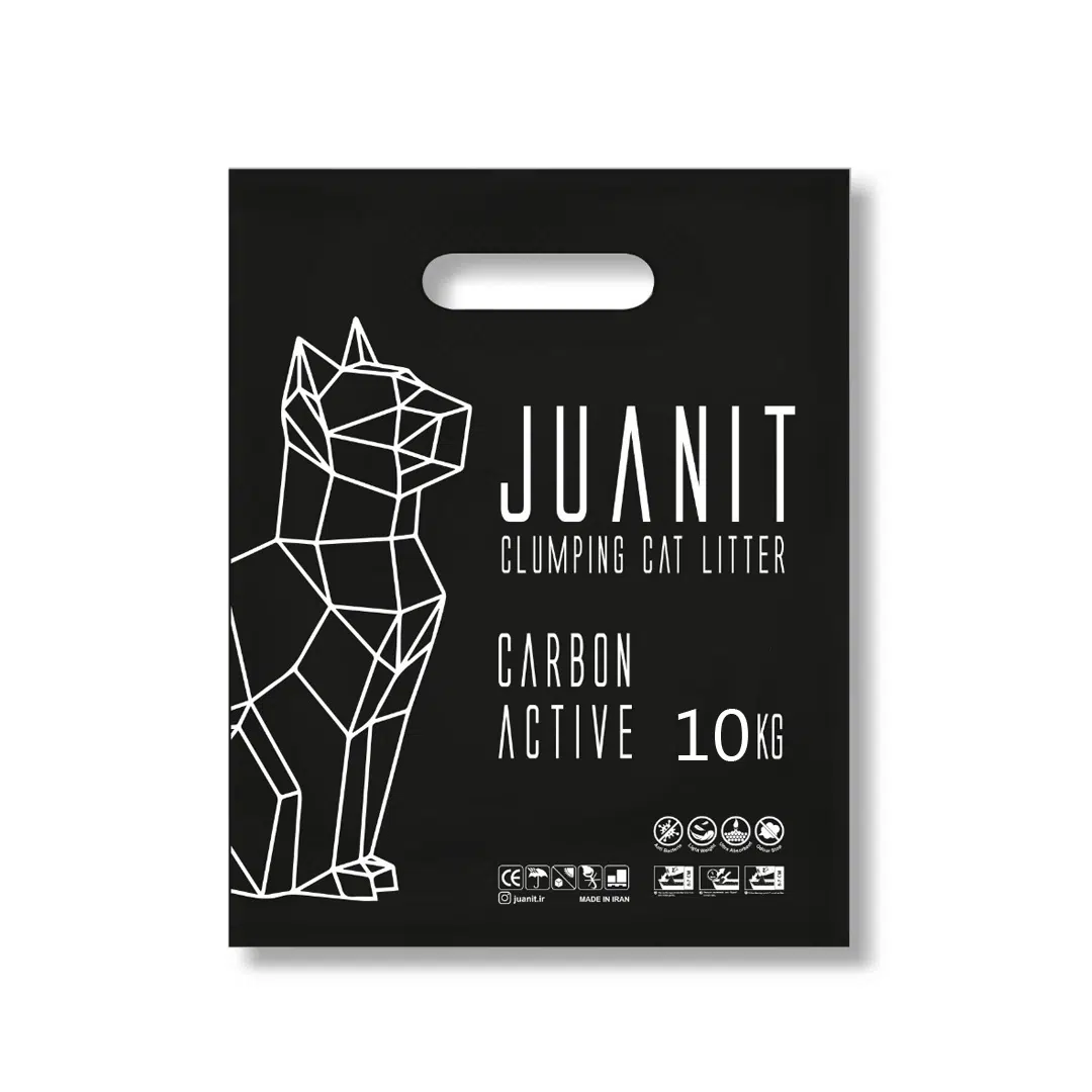 خاک گربه ژوانیت مدل کربن دار وزن 10 کیلوگرم خاک گربه ژوانیت مدل کربن دار وزن 10 کیلوگرم
