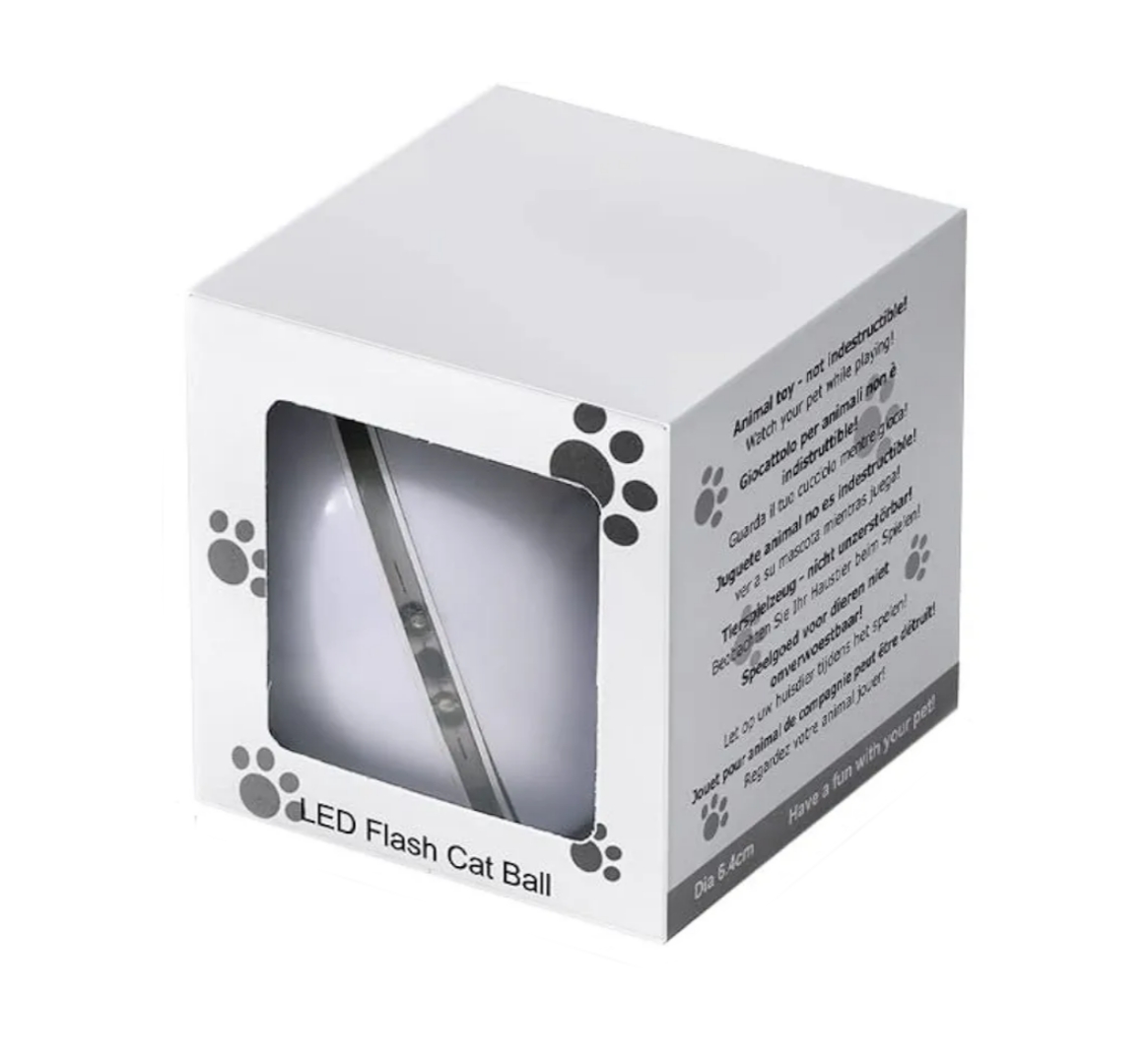 اسباب بازی سگ و گربه توپ هوشمند LED دار همراه با آویز