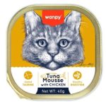 موس گربه ونپی با طعم تن ماهی و مرغ ۴۰ گرم Wanpy Tuna Mousse with Chicken