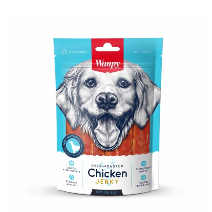 Screenshot_20260707_001142_Samsung Internet جرکی مرغ تنوری ونپی 100 گرم Wanpy Oven-Roasted Chicken Jerky - Image 1