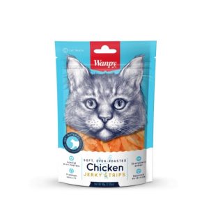 استریپ نرم جرکی مرغ تنوری ونپی 80 گرم Wanpy Soft Oven-Roasted Chicken Jerky Strips