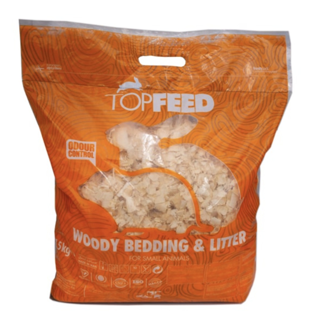 پوشال بستر جوندگان تاپ فید مدل Woody Bedding & Litter وزن 1/5 کیلوگرم پوشال بستر جوندگان تاپ فید مدل Woody Bedding & Litter وزن 1/5 کیلوگرم