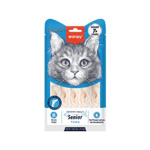 بستنی گربه ونپی سنیور تک عددی با طعم ماهی تن 14 گرم