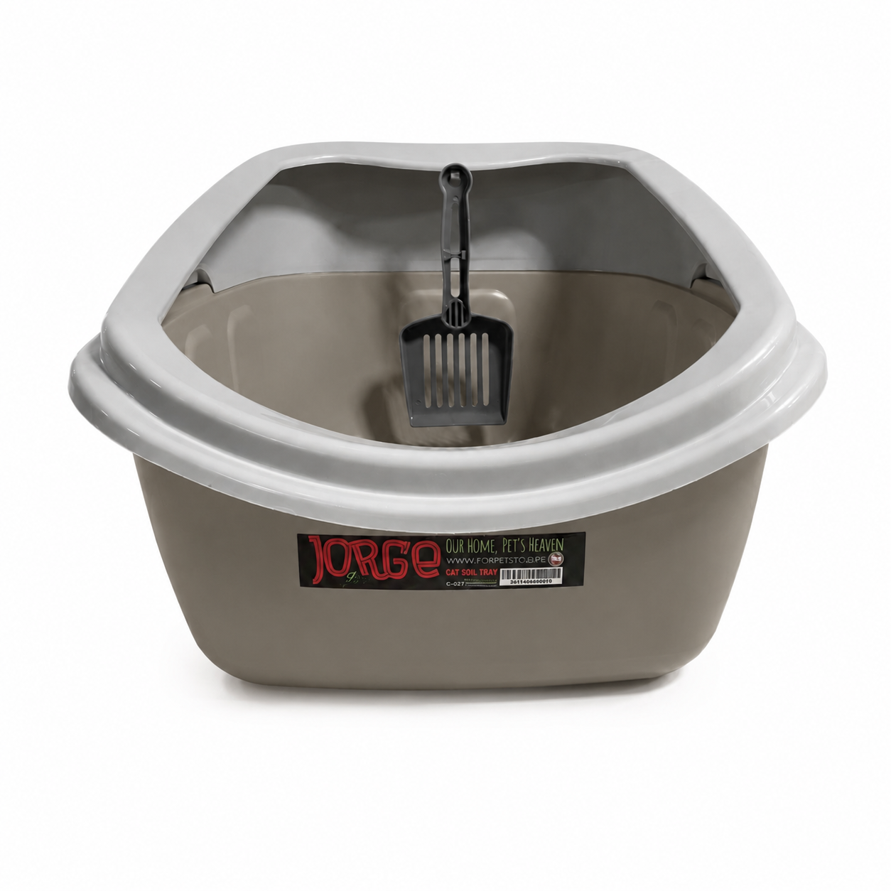 ظرف خاک لبهدار جورج George Open Cat Litter Box with Rim ظرف خاک لبهدار جورج George Open Cat Litter Box with Rim