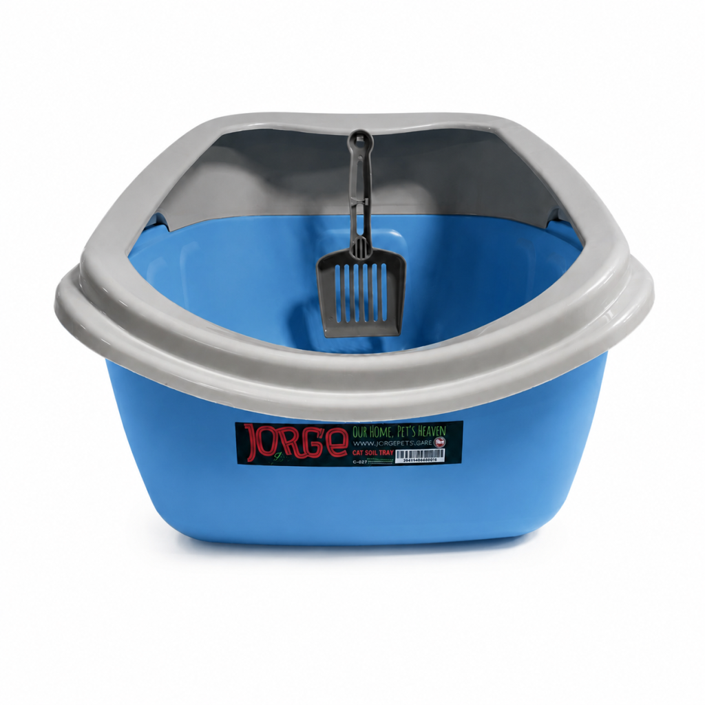 ظرف خاک لبه‌دار جورج George Open Cat Litter Box with Rim