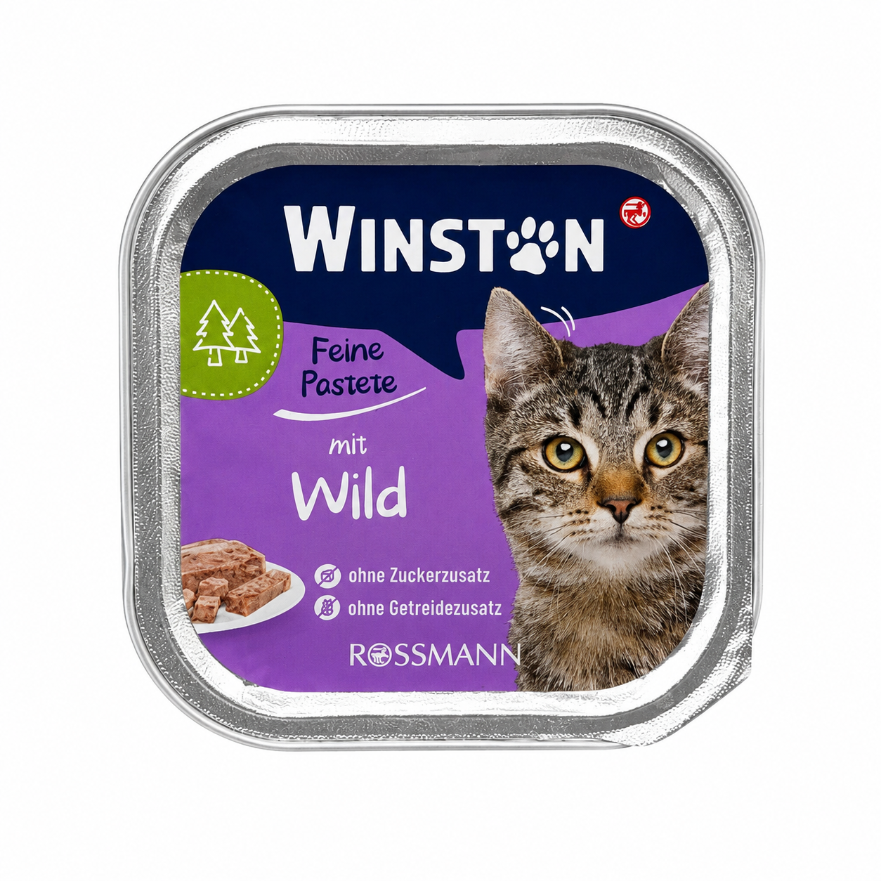 کنسرو پته گربه وینستون با طعم گوشت شکار ۱۰۰ گرم Winston Fine Pastete with Wild Game Cat Food کنسرو پته گربه وینستون با طعم گوشت شکار ۱۰۰ گرم Winston Fine Pastete with Wild Game Cat Food