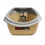 ظرف خاک لبه‌دار جورج George Open Cat Litter Box with Rim